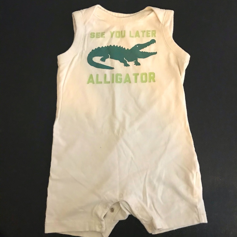 Baby boys one piece outfit 🐊